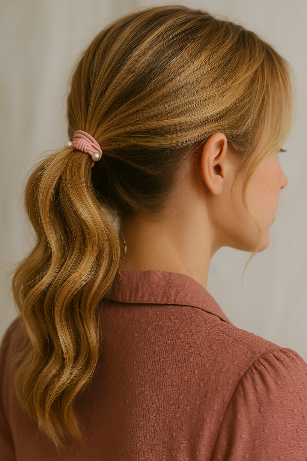 Zevie Designer Hair Tie & Bracelet Set – Blush & Nude Collection (10 Pack)